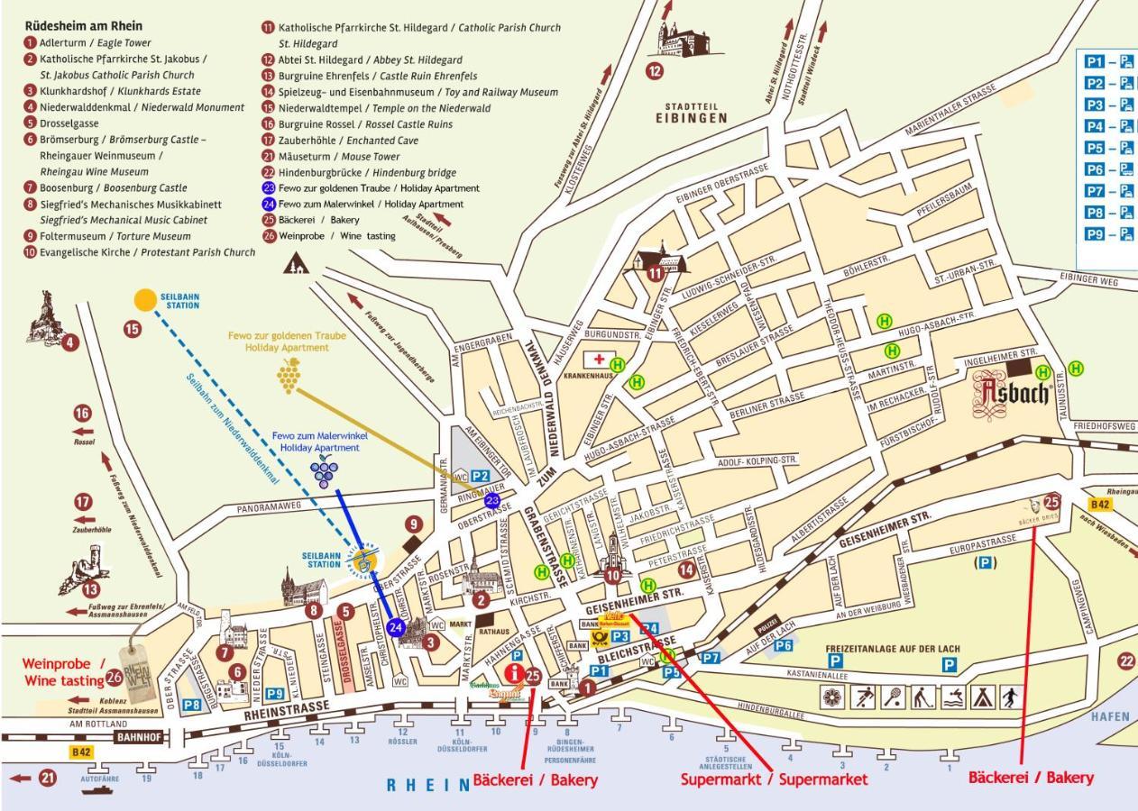 Fewo Zur Goldenen Traube Ruedesheim am Rhein Ngoại thất bức ảnh